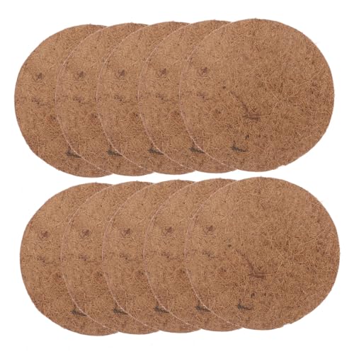 BESTonZON 10Stücke Taubeneikissen Atmungsaktive Vogelnistpads Natürliche Palm für Sichere Taubennester Brutumgebung für Kleine Haustiere Langlebig BESTonZON 10Stücke Taubeneikissen Atmungsaktive Vogelnistpads Natürliche Palm für Sichere Taubennester Brutumgebung für Kleine Haustiere Langlebig von BESTonZON