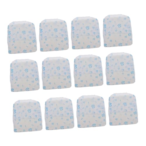 BESTonZON 12 Stück Hundewindeln Katzenwindeln Wickel Für Männliche Hunde Welpen Pads Hundehose Erwachsene Babywindel Hündchen Windeln Weiblich Hundewickel Blue Vlies BESTonZON 12 Stück Hundewindeln Katzenwindeln Wickel Für Männliche Hunde Welpen Pads Hundehose Erwachsene Babywindel Hündchen Windeln Weiblich Hundewickel Blue Vlies von BESTonZON