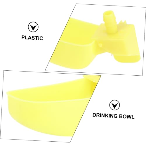 BESTonZON 12 Stück Teiliges Automatisches Vogel Trinkschalen aus Robustem Kunststoff Große Gelbe Wassernäpfe für Tauben und Wachteln Bruchsicher Leicht zu Reinigen für Käfig Zufällige Farbe BESTonZON 12 Stück Teiliges Automatisches Vogel Trinkschalen aus Robustem Kunststoff Große Gelbe Wassernäpfe für Tauben und Wachteln Bruchsicher Leicht zu Reinigen für Käfig Zufällige Farbe von BESTonZON