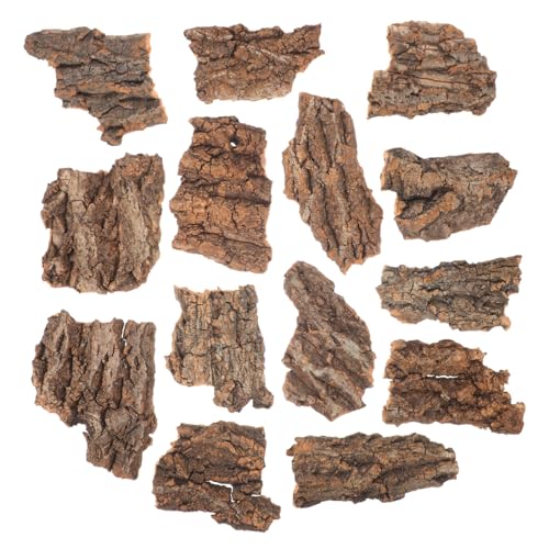 BESTonZON 14 Stück Tier Versteckte Hütte Reptilienbeckenrinde Zucht Reptilienrindendekor Zubehör Verstecken Terrarienbaumrinde Klettert Auf Baumrinde Gecko Light Brown BESTonZON 14 Stück Tier Versteckte Hütte Reptilienbeckenrinde Zucht Reptilienrindendekor Zubehör Verstecken Terrarienbaumrinde Klettert Auf Baumrinde Gecko Light Brown von BESTonZON