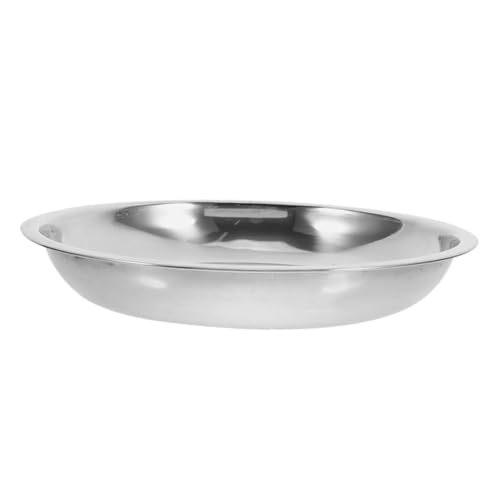 BESTonZON 14pcs Edelstahl Katzenschalen Katzenfutter Schalen Flache Katze Schüssel Hund Wasserschale Haustier Fütterungsschale Für Kätzchen Welpe Kleiner Hund von BESTonZON