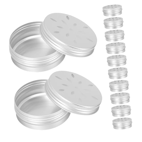 BESTonZON 15 Stück Duftbox für Hundetraining Hundeduftdosen aus Metall Hundenasen-Trainingsset Duftdose für Hundetraining Geruchstraining für Hunde Duftdosen für Hunde Aluminium Silber von BESTonZON