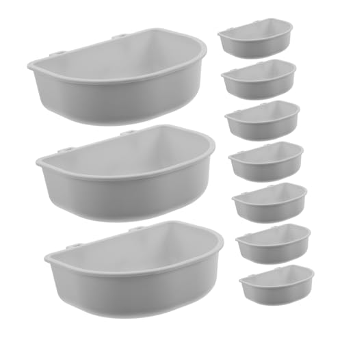 BESTonZON 15 Stück Teiliges Hänge-futternapf Haustierkäfige Vielseitig Einsetzbar für Katze Welpe Kaninchen aus Robustem Material Auslaufsicher Sicher Befestigt für Reisen und Täglichen BESTonZON 15 Stück Teiliges Hänge-futternapf Haustierkäfige Vielseitig Einsetzbar für Katze Welpe Kaninchen aus Robustem Material Auslaufsicher Sicher Befestigt für Reisen und Täglichen von BESTonZON