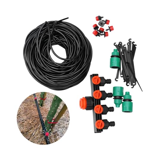 BESTonZON 156Stücke DIY Mikrotropfsystem mit Einstellbaren Tropfern Wasserschlauch Splitter für Effiziente Gartenbewässerung Automatische Pflanzenpflege für Innen BESTonZON 156Stücke DIY Mikrotropfsystem mit Einstellbaren Tropfern Wasserschlauch Splitter für Effiziente Gartenbewässerung Automatische Pflanzenpflege für Innen von BESTonZON