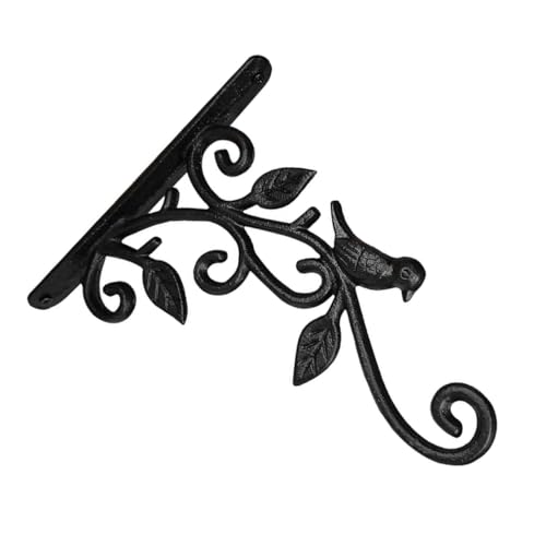 BESTonZON 1Satz Blumenkorbhaken Für Gartenpflanzen Robuste Wandhalterung Für Aufhängen Von Vogelhäuschen Blumentöpfen Und Windspielen von BESTonZON