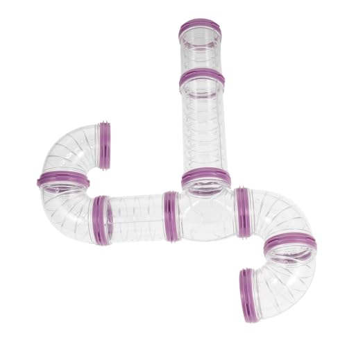 BESTonZON 1Satz DIY Hamsterkäfig Tunnel Rohrverbinder Erweiterbares Hamsterspielzeug aus Robustem Material für Spaß für Hamster und Andere Nager von BESTonZON