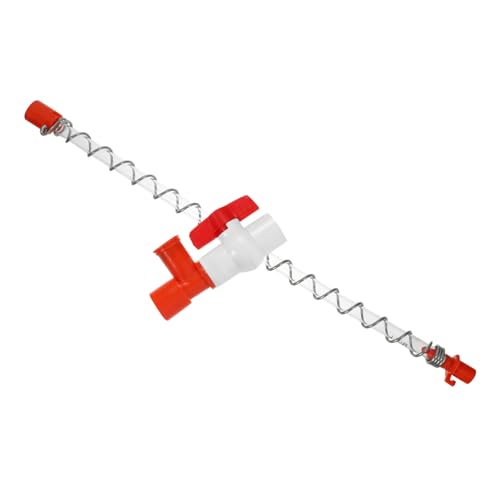 BESTonZON 1Satz Druckregler Wasserrohrendventil Set für Geflügelwassersystem Runder und Weichem Anzeigerohr Langlebigem und Einfache Installation BESTonZON 1Satz Druckregler Wasserrohrendventil Set für Geflügelwassersystem Runder und Weichem Anzeigerohr Langlebigem und Einfache Installation von BESTonZON