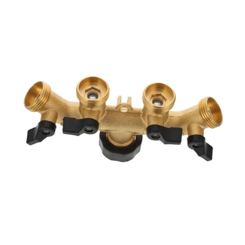 BESTonZON Gartenschlauch Adapter Verstellbarer -schlauchverbinder Doppel Weg Schlauch Splitter Schlauchverteiler Mit Durchflussregelventil BESTonZON Gartenschlauch Adapter Verstellbarer -schlauchverbinder Doppel Weg Schlauch Splitter Schlauchverteiler Mit Durchflussregelventil von BESTonZON