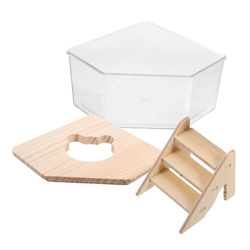 BESTonZON 1Satz Hamster Sandbad Box Transparentes Sandbad Für Kleine Mit Rampe Und Praktischer Reinigung Für Hamster Chinchillas Und Rennmäuse Teiliges BESTonZON 1Satz Hamster Sandbad Box Transparentes Sandbad Für Kleine Mit Rampe Und Praktischer Reinigung Für Hamster Chinchillas Und Rennmäuse Teiliges von BESTonZON