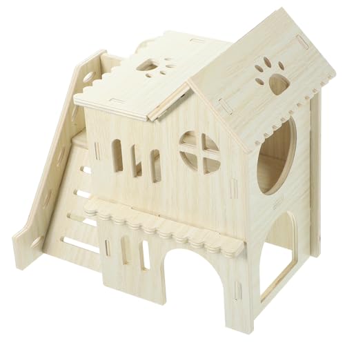 BESTonZON 1Satz Hamsterversteck Aus Massivem Entzückendes Rattenhaus Für Kleintiere DIY Holzlabyrinth Für Hamster Und Meerschweinchen Gemütliches Versteck Mit Mehreren Kammern Und Rampe BESTonZON 1Satz Hamsterversteck Aus Massivem Entzückendes Rattenhaus Für Kleintiere DIY Holzlabyrinth Für Hamster Und Meerschweinchen Gemütliches Versteck Mit Mehreren Kammern Und Rampe von BESTonZON