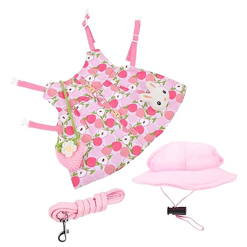 BESTonZON 1Satz Hut Mit Leine Verstellbare Kabelbaumeleine Für Süßes Outfit Für Kleine Haustiere Für Leichtem von BESTonZON
