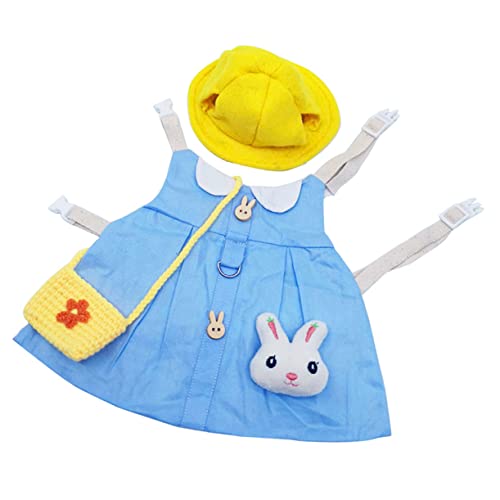 BESTonZON 1Satz Kleidung Mit Hut Verstellbare Haustierbekleidung Für Kleine Niedliches Outfit Für Hochzeiten Und Geburtstagsfeiern von BESTonZON