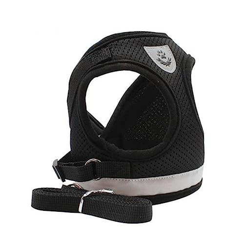 BESTonZON 1Satz Reflektierende Hundeleine für Mittelgroße Ergonomisches Geschirr mit Zugstopp und Langlebigem Material für Nächtliche und Sicheres Führen im Freien von BESTonZON