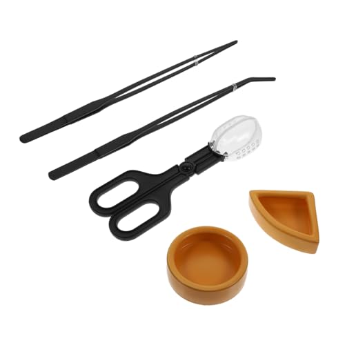 BESTonZON 1Satz Reptile Feeding Tongs Long Tweezers with Feeding Bowl for Lizards and Tortoises for Convenient Feeding and Watering BESTonZON 1Satz Reptile Feeding Tongs Long Tweezers with Feeding Bowl for Lizards and Tortoises for Convenient Feeding and Watering von BESTonZON