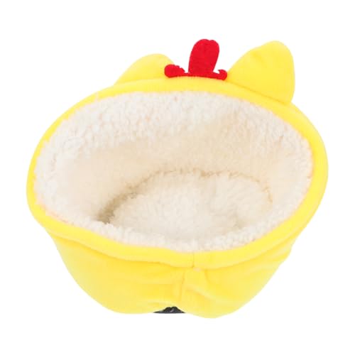 BESTonZON 1Stück Dekorativer Hamster Für Kleine Haustiere Warmes Nest Und Gemütliches Bett Für Hamster Meerschweinchen Und Andere Kleintiere Für Winter von BESTonZON