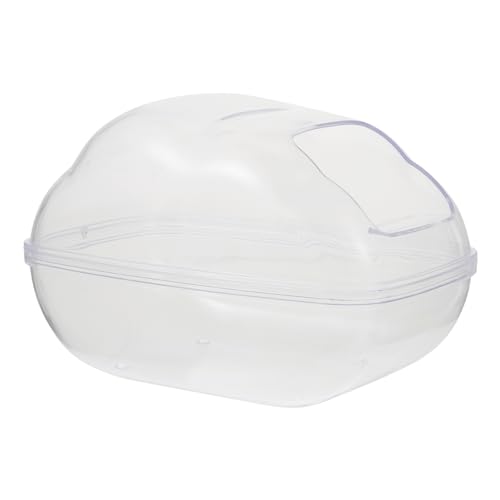 BESTonZON Transparente Hamster Badewanne Kleine Haustier Badewanne Vielseitig Einsetzbar als Toilette und Badebecken für Hamster und Meerschweinchen Einfach zu Reinigen Kreatives Design BESTonZON Transparente Hamster Badewanne Kleine Haustier Badewanne Vielseitig Einsetzbar als Toilette und Badebecken für Hamster und Meerschweinchen Einfach zu Reinigen Kreatives Design von BESTonZON