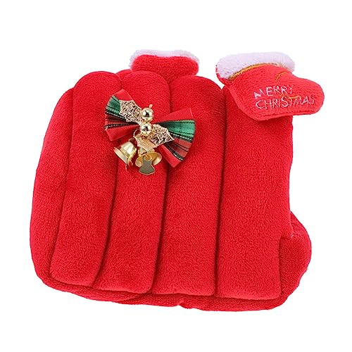 BESTonZON 1stück Weihnachtsmotiv Hamster Nest Winterfestes Warmes Haustierhaus Für Kleine Tiere Wie Hamster Chinchillas Meerschweinchen Und Schlafen Und Entspannen von BESTonZON