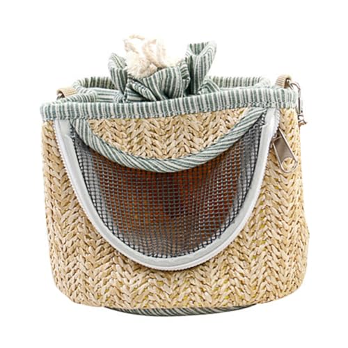 BESTonZON 1Stück Haustiertasche für Kleine Haustiere Weiche und Bequeme Reiseträgertasche für Hamster Ratten Reißverschluss Zufällige Haustierschlafbett von BESTonZON