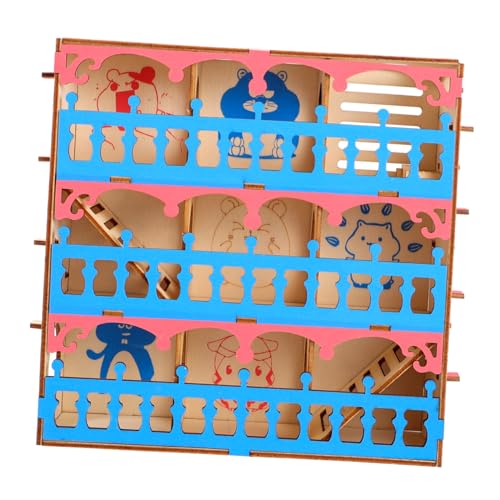 BESTonZON Holzlabyrinth Für Kleintiere Hamsterlabyrinthtunnel Spielzeug Aus Hochwertigem Holz Gefertigt Geeignet Für Hamster Ratten Und Andere Kleine Haustiere Fördert Aktivität Und Gesundhe BESTonZON Holzlabyrinth Für Kleintiere Hamsterlabyrinthtunnel Spielzeug Aus Hochwertigem Holz Gefertigt Geeignet Für Hamster Ratten Und Andere Kleine Haustiere Fördert Aktivität Und Gesundhe von BESTonZON