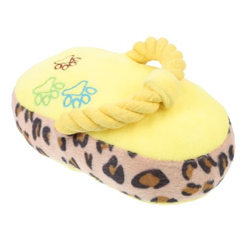 BESTonZON 1Stück Hundekauspielzeug Plüschspielzeug Cartoon Slipper für Welpen Kauspielzeug mit Geräuschfunktion zur Ablenkung und Zähnenschleifen Fördert BESTonZON 1Stück Hundekauspielzeug Plüschspielzeug Cartoon Slipper für Welpen Kauspielzeug mit Geräuschfunktion zur Ablenkung und Zähnenschleifen Fördert von BESTonZON
