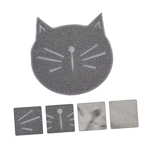 BESTonZON 1Stück Katzengesicht Geformte Matte Für Katzen rutschfeste Katzentoilettenmatte Hochwertige Haustierunterlage Kompakt Zu Reinigen Für Tägliche Fütterung BESTonZON 1Stück Katzengesicht Geformte Matte Für Katzen rutschfeste Katzentoilettenmatte Hochwertige Haustierunterlage Kompakt Zu Reinigen Für Tägliche Fütterung von BESTonZON