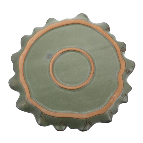 BESTonZON 1Stück Keramisches Tablett Lotus Blattform Hochwertige Bonsai Basis für Sukkulenten rutschfest zu Reinigen für Pflanzenpflege BESTonZON 1Stück Keramisches Tablett Lotus Blattform Hochwertige Bonsai Basis für Sukkulenten rutschfest zu Reinigen für Pflanzenpflege von BESTonZON