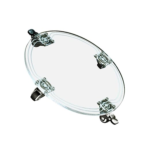 BESTonZON 1Stück Transparente Blumentablett Mit Runder Pflanzentopfhalter Acryl Beweglicher Untersetzer Für Innen Und Außenbereiche Hohe Tragfähigkeit BESTonZON 1Stück Transparente Blumentablett Mit Runder Pflanzentopfhalter Acryl Beweglicher Untersetzer Für Innen Und Außenbereiche Hohe Tragfähigkeit von BESTonZON
