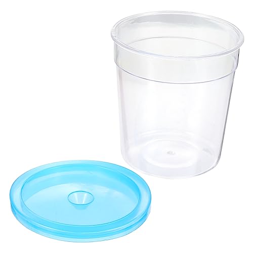 BESTonZON 1Stück Transparente Reptil Fütterungsbox Mini Turtle Panzer Betta Und Quallen Tasse Insektenschale Für Reptilien Insekten Und Aquarienhaltung von BESTonZON