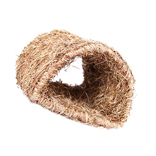 BESTonZON 1Stück Tunnel Gewebtes Nest für Kleine Haustiere Holzfarbe für Hamster Mäuse Gemütliches Versteck BESTonZON 1Stück Tunnel Gewebtes Nest für Kleine Haustiere Holzfarbe für Hamster Mäuse Gemütliches Versteck von BESTonZON