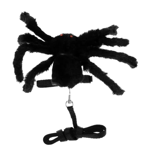 BESTonZON 1Stück Verstellbares Haustiergeschirr für Halloween und Weihnachten Spider Harness für Katzen Trainingsleine für Sicheres von BESTonZON