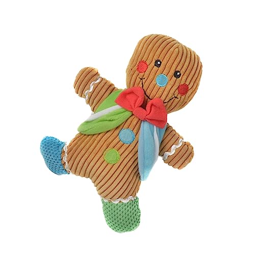 BESTonZON 1Stück Weihnachtsmann Quietschspielzeug Für Haustiere Bissfestes Plüsch Kauspielzeug Interaktives Welpen Und Kleine von BESTonZON