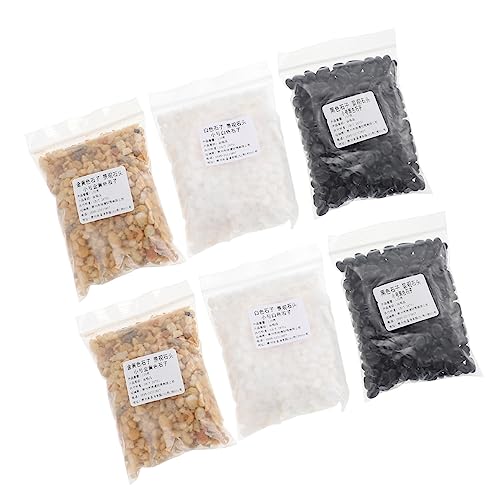 BESTonZON 1Tasche Natürliche Steine Für Aquarien Und Garten Deko Kieselsteine Für Aquarien Dekoration von BESTonZON