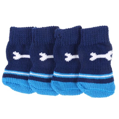 BESTonZON 2 Paare Hundesocken aus Atmungsaktivem Baumwollmaterial rutschfest Waschbar für Kleine Hunde Wie Pfotenschützend bei Kälte und Schnee S Komfortabel und Langlebig BESTonZON 2 Paare Hundesocken aus Atmungsaktivem Baumwollmaterial rutschfest Waschbar für Kleine Hunde Wie Pfotenschützend bei Kälte und Schnee S Komfortabel und Langlebig von BESTonZON