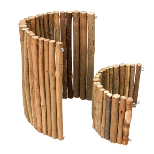 BESTonZON 2 STÜCK Natürliches Holz Versteck für Schildkröten Hamster Eidechsen Kleintiere Langlebiges Reptilien Versteck und Terrarien Höhle Vielseitiges Unterschlupf für Kleine Haustiere von BESTonZON