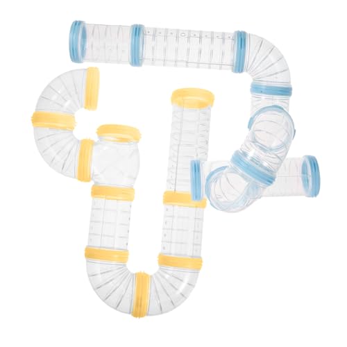 BESTonZON 2 Sätze Hamster Tunnel Teiliges DIY Röhrensystem für Hamsterkäfig Transparente Verbindungstunnel für Spielmöglichkeiten und Aktivitäten Installieren Reinigen für Hamster und BESTonZON 2 Sätze Hamster Tunnel Teiliges DIY Röhrensystem für Hamsterkäfig Transparente Verbindungstunnel für Spielmöglichkeiten und Aktivitäten Installieren Reinigen für Hamster und von BESTonZON