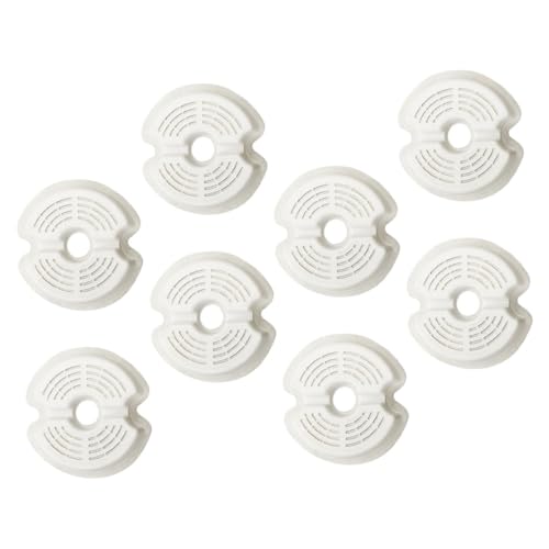 BESTonZON 2 Sätze Rundes Filtersieb für Haustier Trinkbrunnen Aktivkohlefilter mit Großem Langlebiger Abs Wiederverwendbar Geeignet für Katzen und Hundebrunnen Verbessert Wasserqualität und BESTonZON 2 Sätze Rundes Filtersieb für Haustier Trinkbrunnen Aktivkohlefilter mit Großem Langlebiger Abs Wiederverwendbar Geeignet für Katzen und Hundebrunnen Verbessert Wasserqualität und von BESTonZON
