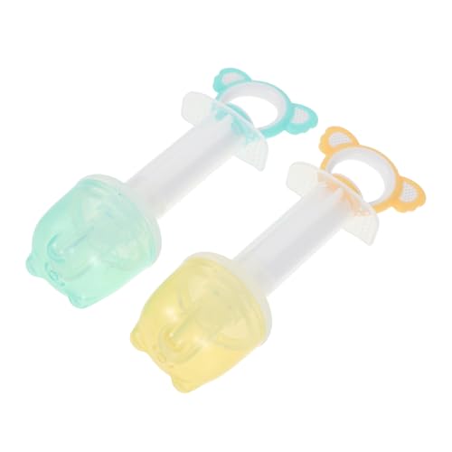 BESTonZON 2 Satz Haustier Medizin Futterspender mit Präziser Durchflusskontrolle Weiche Fütterungsschläuche Charmantes Design für Hunde Katzen Welpen und Kätzchen von BESTonZON