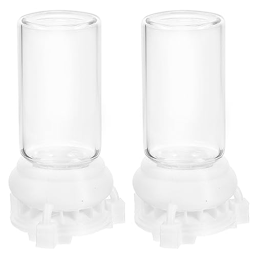 BESTonZON 2 Stücke Ameisenfutterspender Ameisentränke Transparente Wasserschale für Ameisenfarm Futterspender Satz für Ameisenhaltung von BESTonZON