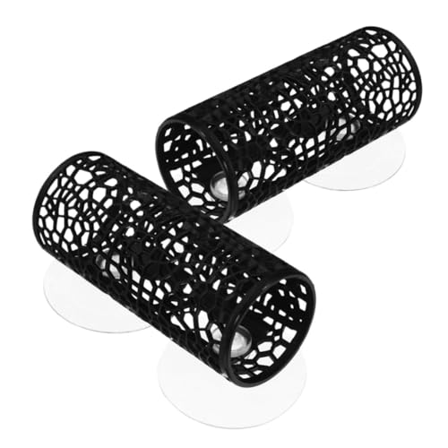 BESTonZON 2 Stück Aquarium Tunnel Fischversteck Betta Höhle mit Mesh Struktur für Kleine Fische Garnelen Lebensraum Fördert Wasserzirkulation Vielseitig Einsetzbar Schwarz Aquarium Deko BESTonZON 2 Stück Aquarium Tunnel Fischversteck Betta Höhle mit Mesh Struktur für Kleine Fische Garnelen Lebensraum Fördert Wasserzirkulation Vielseitig Einsetzbar Schwarz Aquarium Deko von BESTonZON