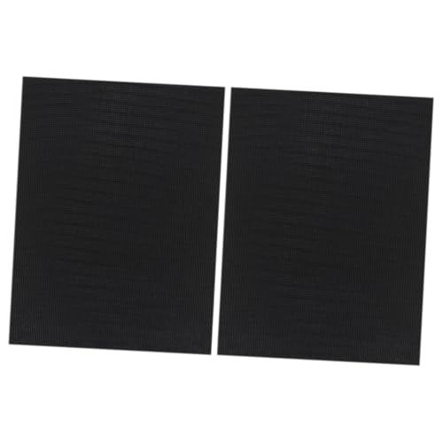 BESTonZON 2 Stück Aquarium-stoßdämpfer Aquariumschwamm Filter Aquarienmatte Für Den Untertank Schwammfilter Computermatte Filtermedien Dichtungsmaterial Aquariumfilterschwamm Black Schaum von BESTonZON