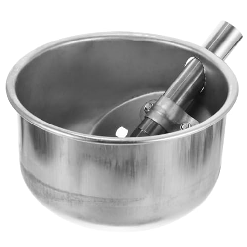 BESTonZON 2 Stück Automatischer Edelstahl Tränkebecken für Schweine mit Schwimmender Wasserstandregelung Große Kapazität Rostfrei Langlebig Geeignet für Schweine und Nutztiere von BESTonZON