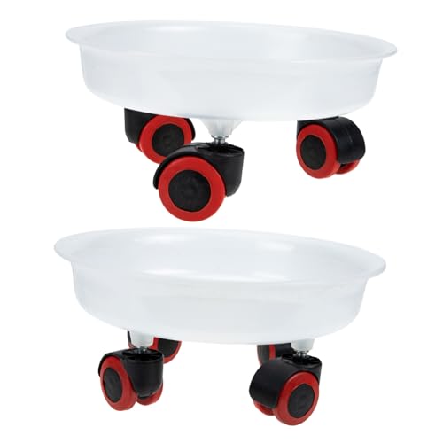 BESTonZON 2 Stück Bewegliche Blumentopfuntersetzer mit Basis für Pflanzen Transparent für und Außenbereich und Praktisch BESTonZON 2 Stück Bewegliche Blumentopfuntersetzer mit Basis für Pflanzen Transparent für und Außenbereich und Praktisch von BESTonZON