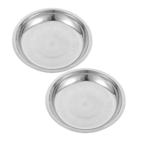 BESTonZON 2 Stück Edelstahl Futternapf Katzennäpfe Hundenapf Für Draußen Hundenapf Für Kleine Rassen Hundewassernapf Welpenwassernapf Ummauerter Hundenäpf Kleiner Hundefutternapf BESTonZON 2 Stück Edelstahl Futternapf Katzennäpfe Hundenapf Für Draußen Hundenapf Für Kleine Rassen Hundewassernapf Welpenwassernapf Ummauerter Hundenäpf Kleiner Hundefutternapf von BESTonZON