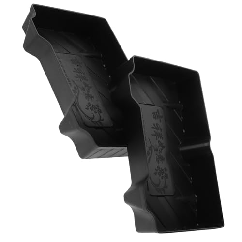 BESTonZON 2 Stück Eröffnungsstativ des Blumenkorbs Wasserschale Für Pflanzen Pflanzentopfsaucer Pflanzenschalen Pflanzenuntersetzer Pflanzentopfschale Plastik Black BESTonZON 2 Stück Eröffnungsstativ des Blumenkorbs Wasserschale Für Pflanzen Pflanzentopfsaucer Pflanzenschalen Pflanzenuntersetzer Pflanzentopfschale Plastik Black von BESTonZON
