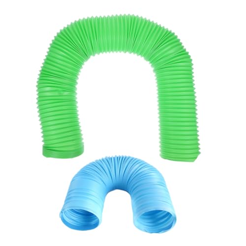 BESTonZON 2 Stück Faltbarer Kleintier Tunnel Teilig für Hamster Ratten Frettchen Platzsparendes Versteckspielzeug Faltbarer Spieltunnel für Kleine Haustiere Tragbar und Sicher für von BESTonZON