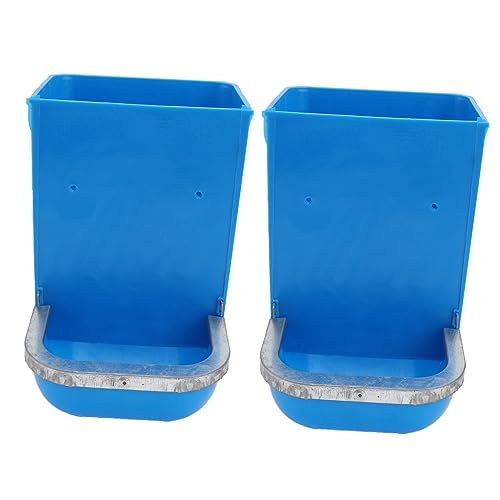 BESTonZON 2 Stück Futterbox für Kaninchen Essen Futterspender Schüssel füttern tierfutterbehälter vogelfutterhäuschen Geflügel-Futterbehälter Birdfeeder Futterautomat Hühnerfutter Plastik BESTonZON 2 Stück Futterbox für Kaninchen Essen Futterspender Schüssel füttern tierfutterbehälter vogelfutterhäuschen Geflügel-Futterbehälter Birdfeeder Futterautomat Hühnerfutter Plastik von BESTonZON