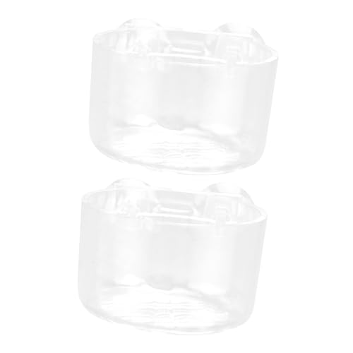 BESTonZON 2 Stück Futterhalter für Aquarium aus Robustem Acryl Transparenter Fischfutterspender Praktischer Futterring zur Sauberen Fütterung im Fischbecken Kompakt und Langlebig BESTonZON 2 Stück Futterhalter für Aquarium aus Robustem Acryl Transparenter Fischfutterspender Praktischer Futterring zur Sauberen Fütterung im Fischbecken Kompakt und Langlebig von BESTonZON
