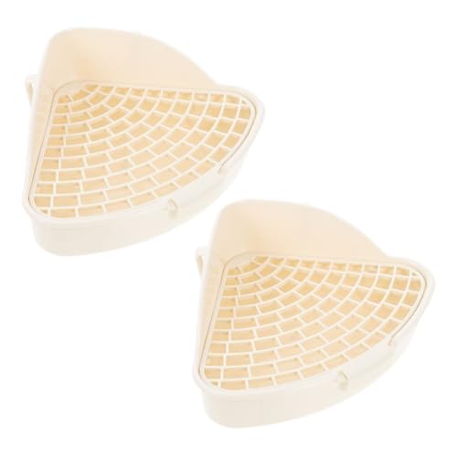 BESTonZON 2 Stück Große Kaninchen Toilette mit Abnehmbarem rutschfest und Langlebig für Kleine Haustiere Wie Kaninchen Meerschweinchen und Hamster Platzsparend und Leicht zu Reinigen BESTonZON 2 Stück Große Kaninchen Toilette mit Abnehmbarem rutschfest und Langlebig für Kleine Haustiere Wie Kaninchen Meerschweinchen und Hamster Platzsparend und Leicht zu Reinigen von BESTonZON