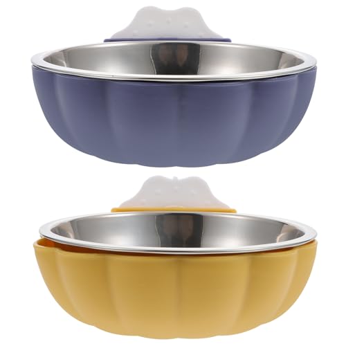 BESTonZON 2 Stück Hängende Hundeschalen aus Rostfreie Fressnäpfe für Hunde und Katzen Leicht zu Reinigen und Langlebig Design für Verschiedene Tiergrößen für Haustierernährung BESTonZON 2 Stück Hängende Hundeschalen aus Rostfreie Fressnäpfe für Hunde und Katzen Leicht zu Reinigen und Langlebig Design für Verschiedene Tiergrößen für Haustierernährung von BESTonZON