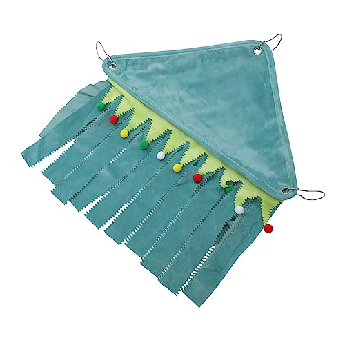 BESTonZON 2 Stück Hamster Dreieck Hängematte Kuschelnest Kleintier Versteck Haustierzelt Für Käfig Kleine Klettertiere Entspannungsplatz von BESTonZON